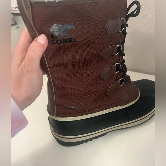 Sorel‎ | 1964 Pac Nylon Tobacco/Black Waterproof NM3487-256 Men’s Sz 14 - Picture 2 of 7